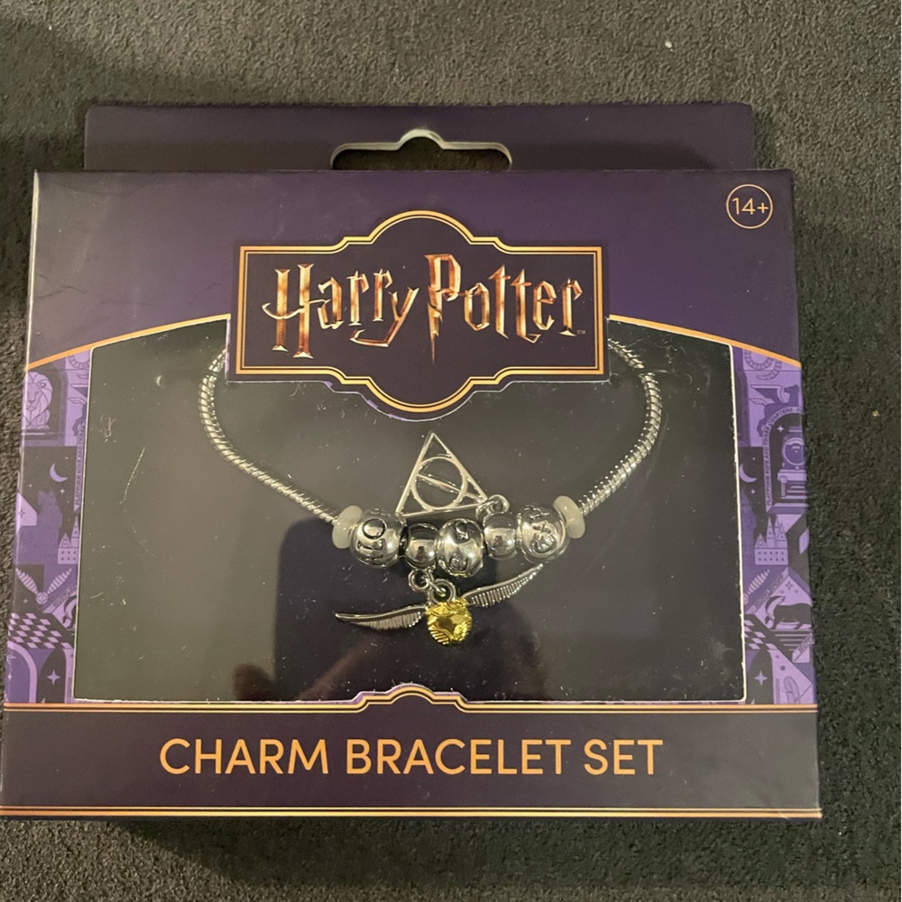 Warner Bros. Silver and Gold Harry Potter Charm Bracelet